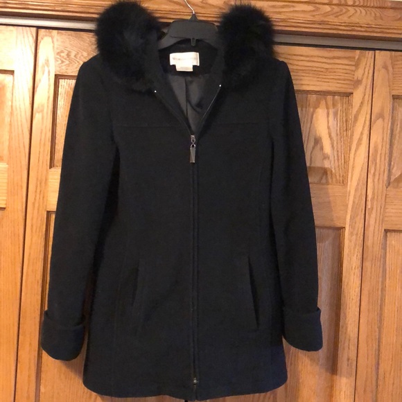 Worthington Black wool coat - Picture 1 of 2